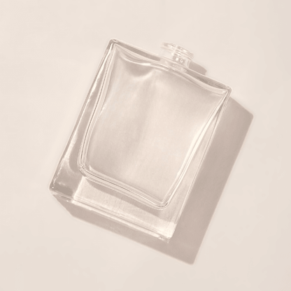 50ml/1.69oz Victor Rectangle FEA 15 Thick Clear Flint Glass Perfume Bottle - Packamor