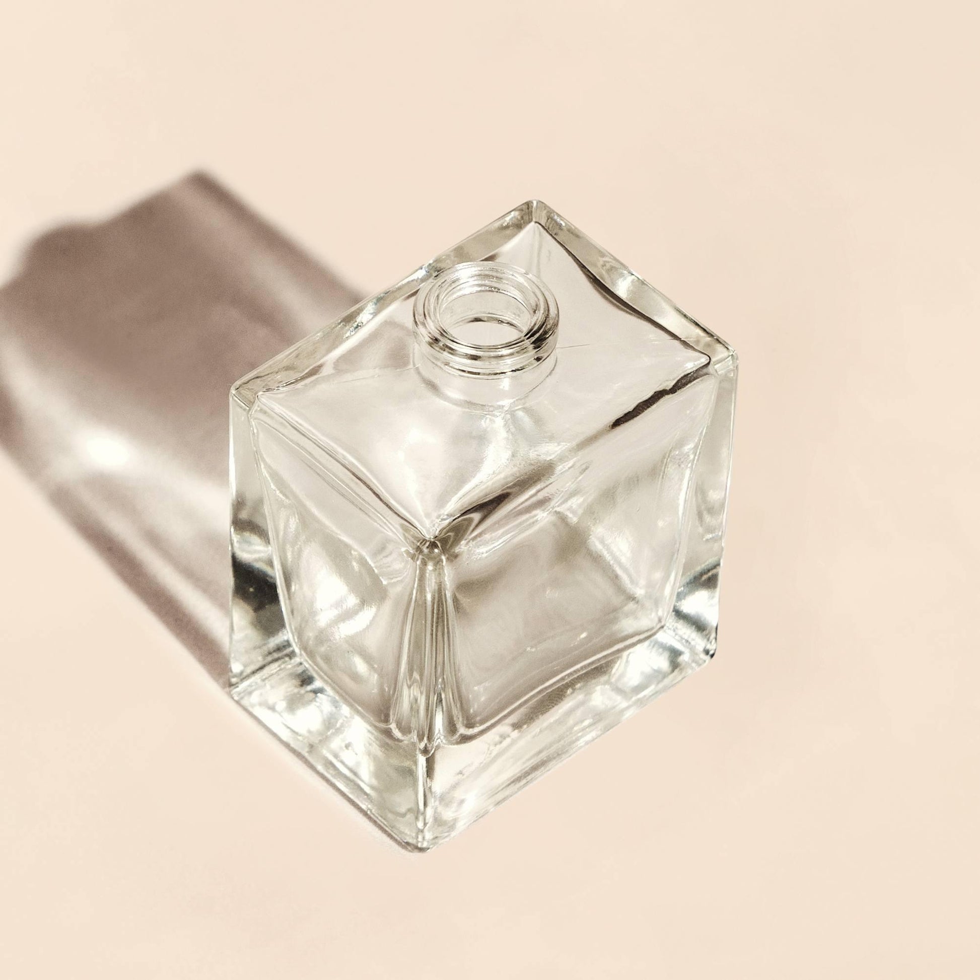 30ml/1.0oz Tokyo Square FEA 15 Extra Thick Clear Flint Glass Perfume Bottle - Packamor