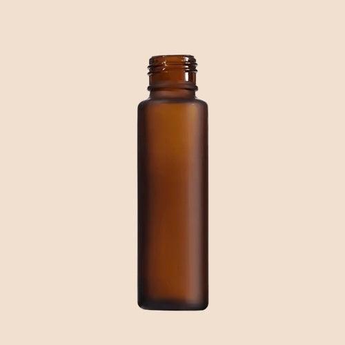 8ml/0.27oz Roll-on bottles - Round, Amber Frosted Refillable Glass Empty Roller bottles for Essential Oil Perfumes Aromatherapy Brandsamor Commerce LLP