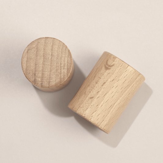 Wholesale Beech Wood Perfume Cap, Natural Finish, FEA 15 Bold Brandsamor Commerce LLP