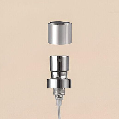 Wholesale Perfume Fine Mist Spray Pump for Perfume Tops, Shiny Silver, 100mcl/0.1cc, FEA 15, Crimp Type (with ring) Brandsamor Commerce LLP