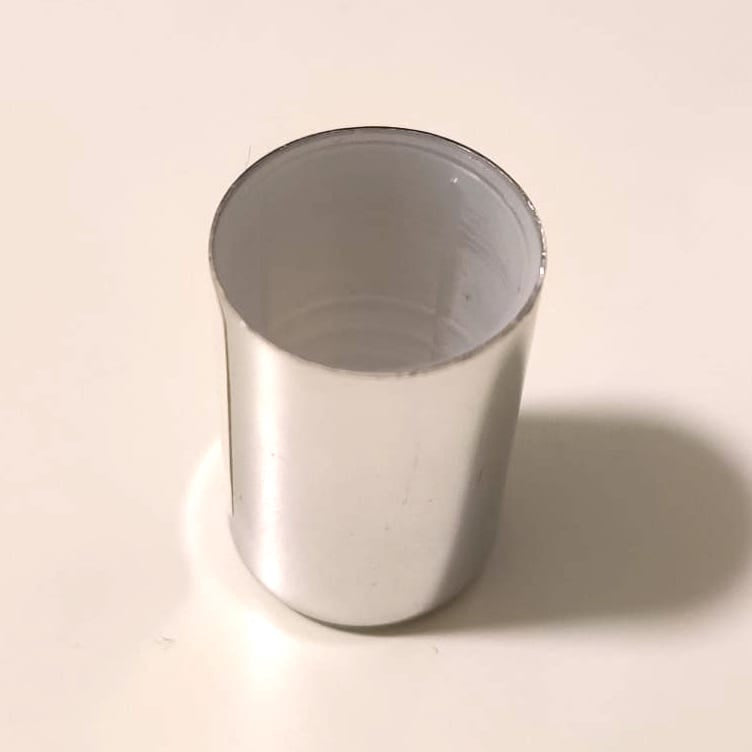 Wholesale Glossy Silver Perfume Cap Slim, Alumen FEA 15 Brandsamor Commerce LLP